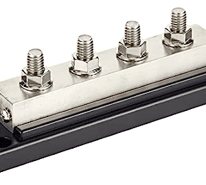 600 Amps Sammelschiene 8x M10 - schwarz